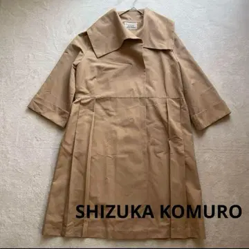 시즈카 코무로 4298 스프링 코트 카멜 가볍고 넉넉함