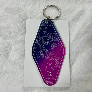 유희왕 DM 콜라보 카페 모텔 키 스타일 아크릴 키링 어둠의 유희