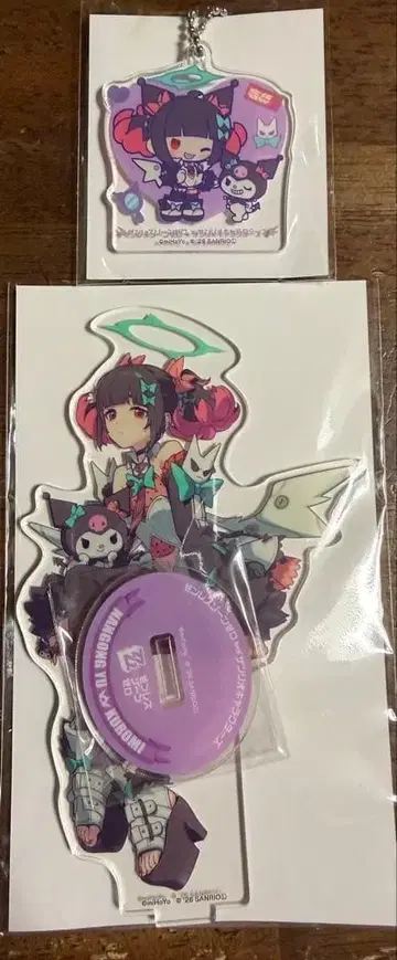 젠레스 존 제로 x 산리오 캐릭터즈 아크릴 스탠드 볼체인