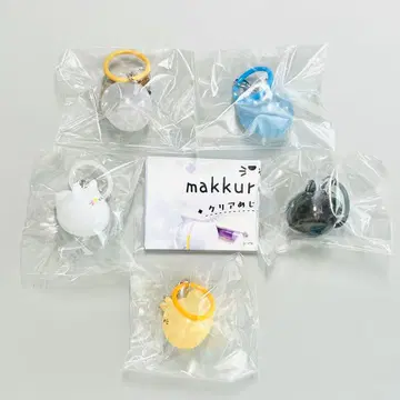 마쿠로 우사기 클리어 메지루시 참 친구 네코상 총 5종