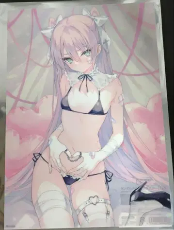 FALLEN rurudo 하츠네 팝업 A4 클리어 포스터