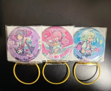 젠레스 존 제로 x 산리오 캐릭터즈 캔뱃지 GiGO 3종