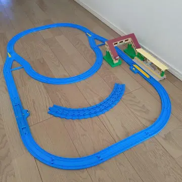 프라레일 건널목 마을 역 레일 스톱 구부러진 레일 포함 세트