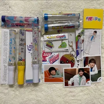 소년 닌자 B&ZAI 이나바 미치하루 응원봉 아크릴 스탠드 참 묶음 판매