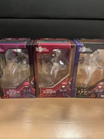 fate 피규어 랜서 스카사하 큐즈Q 미개봉 3체 세트 증정품 포함