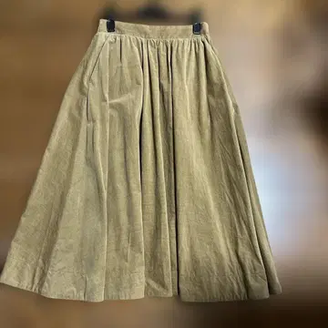 르그라딕 롱 플레어 개더 스커트