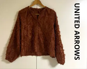 [ 새상품급 ] 유나이티드 애로우즈 프린지 블라우스 스키퍼