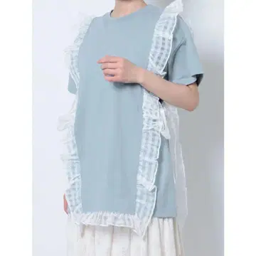 merry jenny 시어 프릴 리본 Big Tee 색스