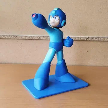 록맨 25주년 피규어 파랑 Rockman Mega Man