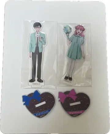 정반대인 너와 나 아크릴 스탠드 훼미리마트 타니 스즈키 세트