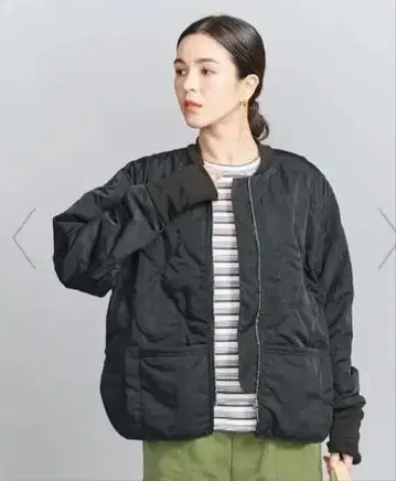 [ 별주 ] <FIVE BROTHER> 퀼팅 자켓 블랙