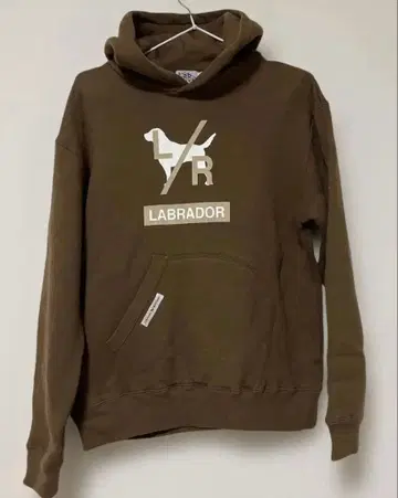 라브라도 리트리버 여성용 후드티 S 사이즈 초콜릿색