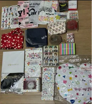 Hey! Say! JUMP 굿즈 22점 라스트상 쿠션 증정 모래시계