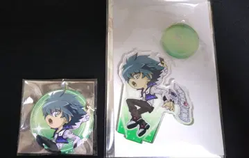 유희왕 GX 요한 [미니 캐릭터] 캔뱃지&아크릴 스탠드 2점 세트