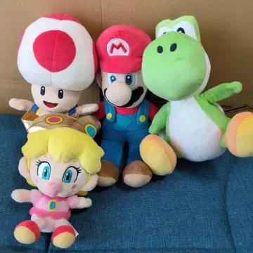산에이 무역 슈퍼 마리오 (S) 봉제 인형 세트