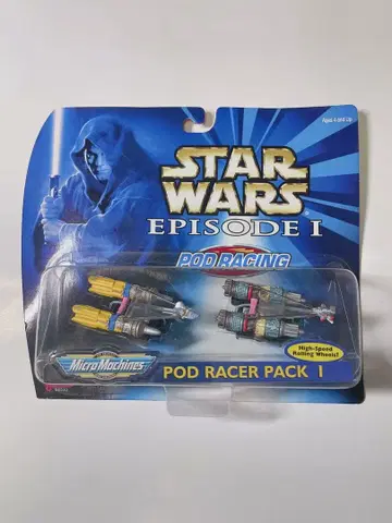 레어 스타 워즈 에피소드 1 마이크로 머신 포드 레이서 팩 1