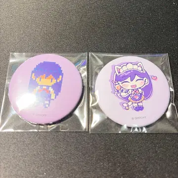 OMORI 콜라보 카페 캔뱃지 마리 2종 세트