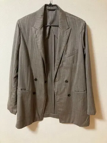 maatee&sons 더블 테일러드 자켓 울 헤링본