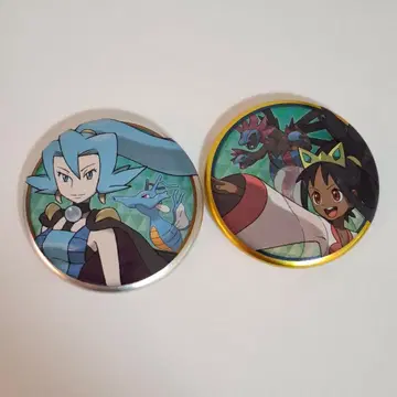 포켓몬 트레이너 캔뱃지 이부키 아이리스 묶음 판매