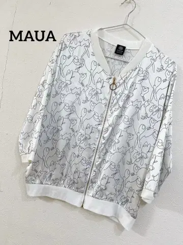 마우아 집업 자켓 개성있는 에스닉