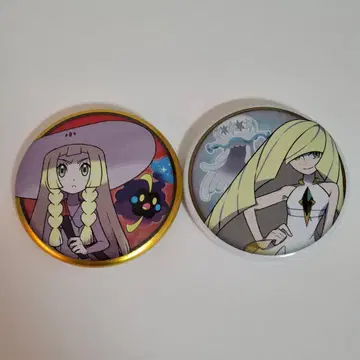 포켓몬 트레이너 캔뱃지 리리에 루자미네 묶음 판매