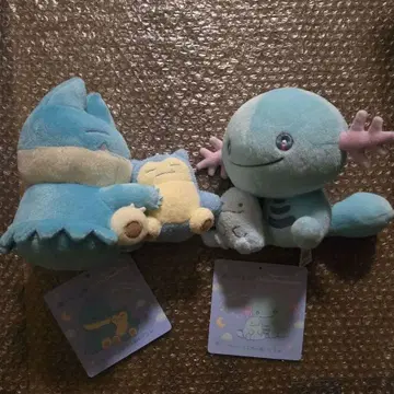 포켓몬 흉내내와 잠만보 우파와 누오 봉제 인형 2세트