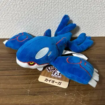 [ 레어 구형 택 ] 포켓몬 센터 포켓몬 fit 카이오거 봉제 인형