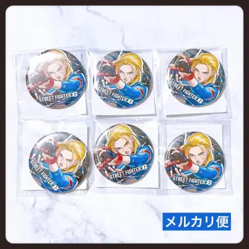 새상품 스트리트 파이터 6 캡콤 복권 캐미 F상 캔뱃지
