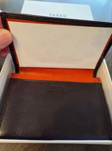 새상품 다케오 키쿠치 명함지갑