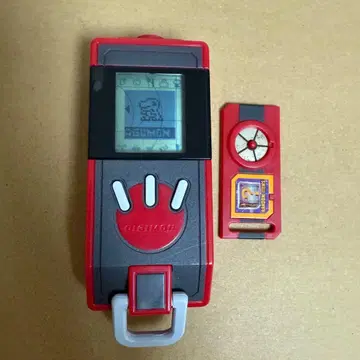 해외 디지몬 디지바이스 ic 한정판 콜라보 빨간색