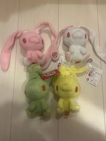 척스 GP Re: 범용 토끼 봉제 인형 한입 사이즈 풀 컴프 세트!