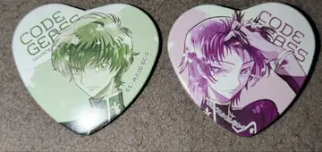 코드기어스 를르슈 쿠루루기 스자쿠 캐릭터 팝업 스토어 하트 캔뱃지
