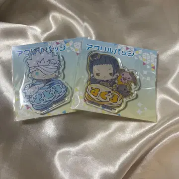 주술회전 오나마에 플레이트 배지 산리오 콜라보 고죠 사토루, 게토 스구루