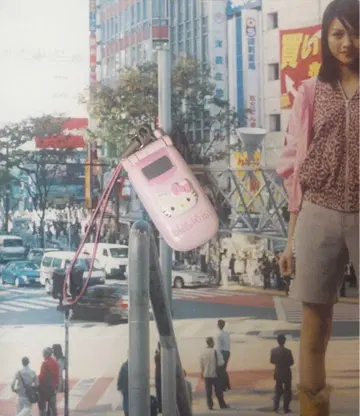 헬로키티 폴더폰 헤이세이 코갸루 시크릿 스트랩