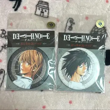 데스노트 마루이 오키메 캔뱃지 야가미 라이토 L DEATH NOTE