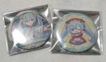 하츠네 미쿠 캔뱃지 크리스마스