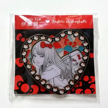 이토 준지 산리오 공식 토미에 헬로키티 배지 미개봉 새상품