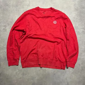 TARGET 타겟 기업 로고 맨투맨 빨간색 L 스트릿 구제 의류