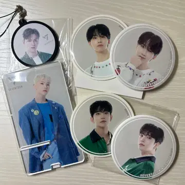 세븐틴 캔뱃지 (정한, 조슈아) 키링 (버논) 아크릴 스탠드 (호시)