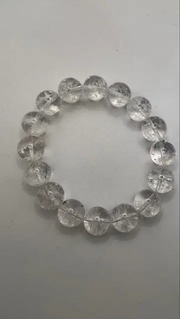 아이리스 수정 비즈 팔찌 (브라질산) 12mm NO600