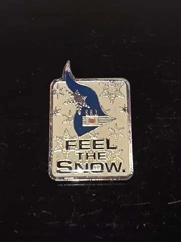 FEEL THE SNOW 핀 배지 전일본 스키 연맹