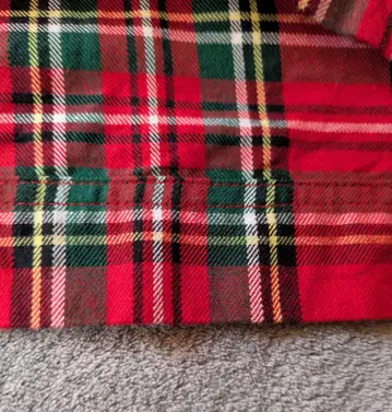 ichi 이치 타탄 체크 팬츠 와이드 팬츠