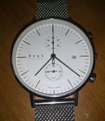 Knot 노트 손목시계 CC-39 크로노그래프 손목시계