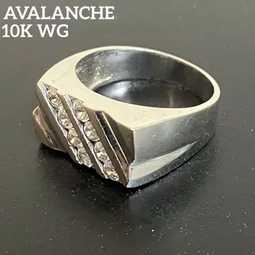 Avalanche 10K WG 인대 시그넷 반지