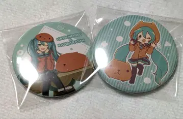 하츠네 미쿠 카피바라 씨 캔뱃지