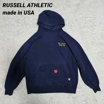 새상품급 RUSSELL ATHLETIC 미국제 후드티 L 자수
