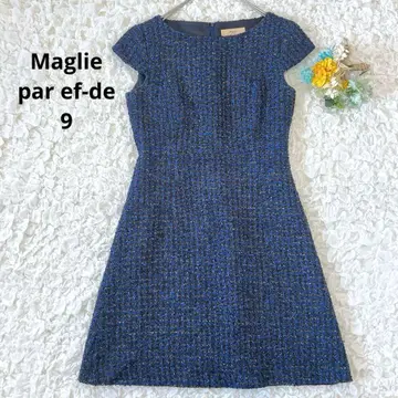 마리엘 에프데 트위드 원피스 네이비 9 졸업식 입학식 일본제