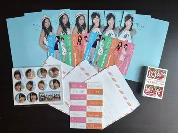 AKB48 카드놀이 & 호카벤 콜라보 레터세트 & docomo 콜라보 씰
