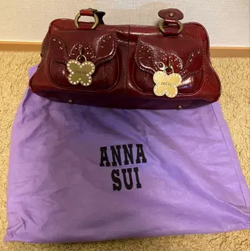[ 단종 모델 ] ANNA SUI 와인 레드 닥터 백