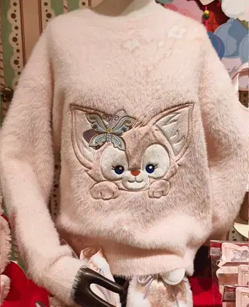 상하이 디즈니 리나벨 퍼 니트 스웨터 봄 판매 택 포함